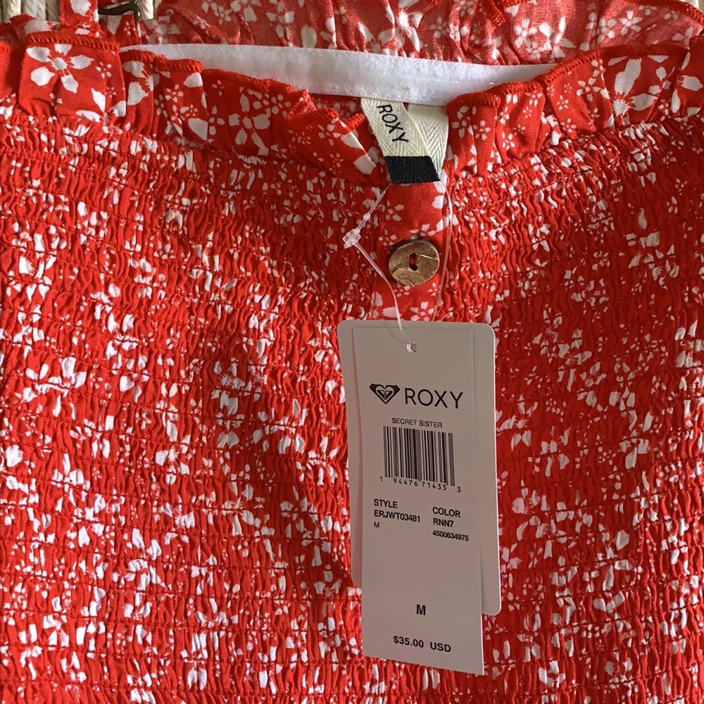 Red Roxy Tube Top - Picture 4 of 7